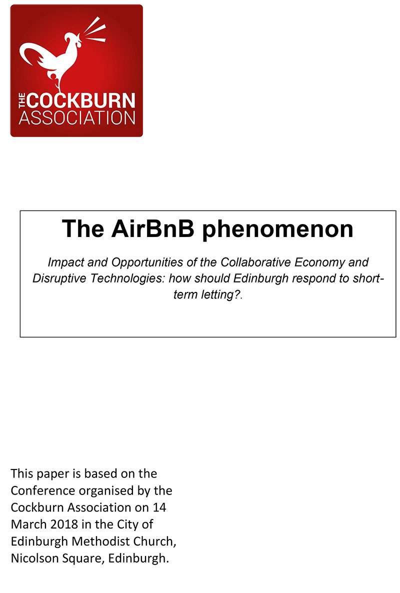 AirBnB Conference Report The Cockburn Association