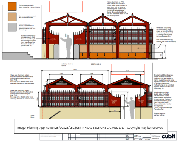 Erection Of Windbreak Roof Structure The Cockburn Association